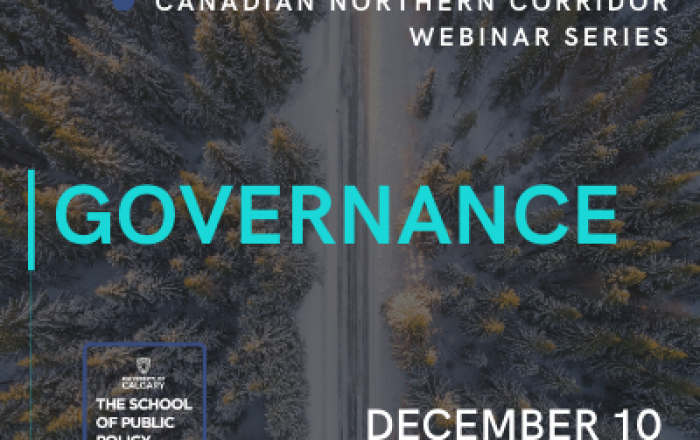 Governance Options for a Canadian Northern Corridor