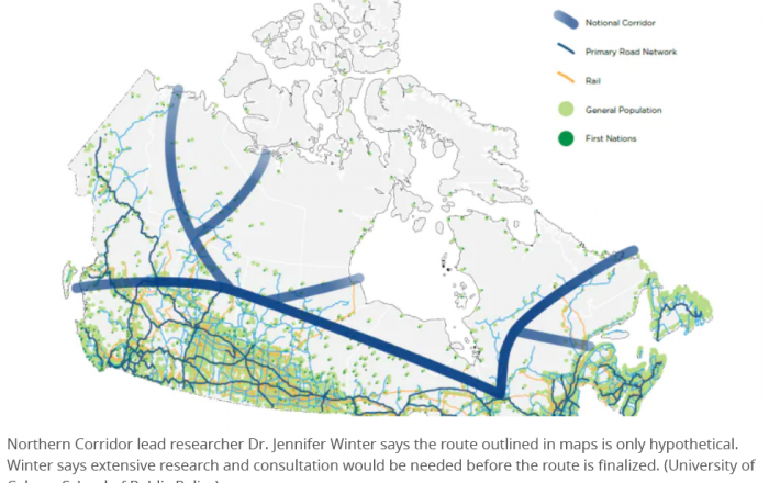 Federal transport minister calls proposed $100B Northern Corridor 'an appealing concept'